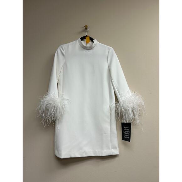 TUCKERNUCK White Feather Mod Ellie Dress S - NWT - Picture 4 of 5